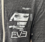 Alternative Earth Men's EVE Graphic Gray Zip-Up Hoodie Size X-Large