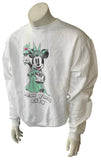 Hanes Men's Disney Minnie Mouse New York City White Pullover Sweatshirt Size L