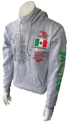 Hanes Men's Disney Epcot World Showcase Mexico Gray Hoodie Size Small