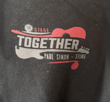 Royal Apparel Men's Paul Simon & Sting On Stage Together Zip-Up Hoodie Size XL