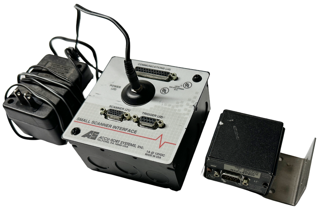 Accu-Sort Systems Small Scanner Interface w/ Barcode Scanner & Adapter