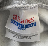 Hanes Men's Vicious Fishing Graphic Gray Hoodie Size Small