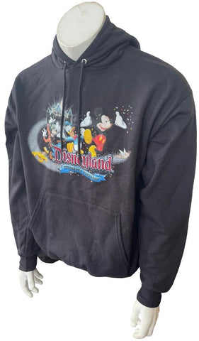Hanes Men's Mickey Mouse Disneyland Resort Celebrate Everyday Hoodie Size Large