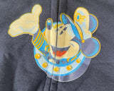 Gildan Boys Mickey Mouse Disney Cruise Line 2014 Navy Zip-Up Hoodie Size Small