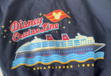 Gildan Boys Mickey Mouse Disney Cruise Line 2014 Navy Zip-Up Hoodie Size Small