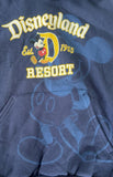 Disney Boys Mickey Mouse Disneyland Resort Est. 1955 Navy Hoodie Size Medium