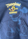 Disney Boys Mickey Mouse Disneyland Resort Est. 1955 Navy Hoodie Size X-Small