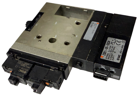 SMC NZM133HT-K5LOZ-E55CL Vacuum Ejector Unit Assembly w/ Valve & Switch