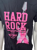 Hard Rock Cafe Men's Breast Cancer Awareness New York Black Shirt Size Large