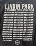 Tultex Men's Linkin Park A Thousand Suns World Tour 2010/2011 Black Shirt Size L