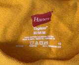 Hanes Men's Harley-Davidson Motorcycles Graphic Yellow Pocket Shirt Size Medium