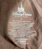 Disney Parks Men's Lone Ranger Graphic Brown Short Sleeve Shirt Size Large