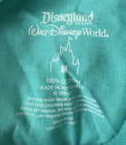 Disney Men's Walt Disney World Mickey Mouse Teal Short Sleeve Shirt Size Medium