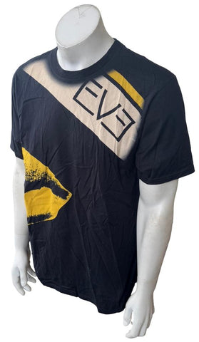 Anvil Men's EVE Graphic Black Short Sleeve Shirt Size Large