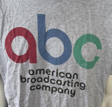 Disney Men's ABC American Broadcasting Company Graphic Gray Shirt Size X-Large