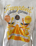 Bayside Men's Peter Frampton's Guitar Circus World Tour 2013 Beige Shirt Size L