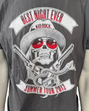 Gildan Men's Kid Rock Best Night Ever Summer Tour 2013 Gray Shirt Size Large