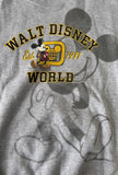 Disney Boys Mickey Mouse Walt Disney World Gray Pullover Sweatshirt Size Large