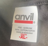 Anvil Youth AC/DC Rock N Roll Train Black Short Sleeve Shirt Size X-Large