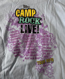 Gildan Youth Camp Rock Live Tour 2010 Blue Short Sleeve Shirt Size Large