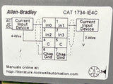 Allen-Bradley 1734-IE4C POINT I/O 4 Point Analog Input Module Series C 4-Channel