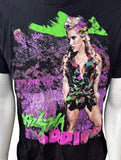 Tultex Men's Kesha Warrior 2013 Tour Black Short Sleeve Shirt Size Medium
