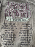 Alstyle Men's Lynyrd Skynyrd Last Of A Dying Breed Tour 2012 Green Shirt Size L