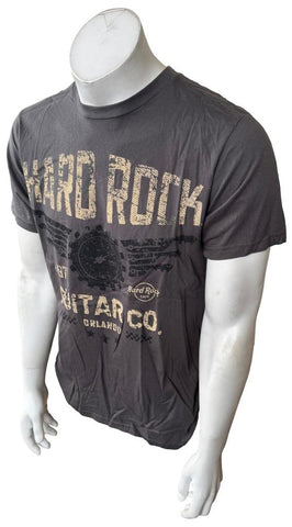 Hard Rock Cafe Men's Hard Rock Guitar Co. Orlando Gray Shirt Size Medium