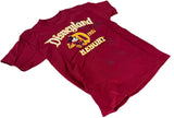 Disney Boys Disneyland Resort Mickey Mouse Est. 1955 Graphic Red Shirt Size S