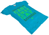 Disney Cruise Line Girls Castaway Cay Bahamas Graphic Blue Shirt Size Medium