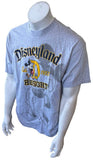 Disney Men's Disneyland Resort Mickey Mouse Gray Short Sleeve Shirt Size Large