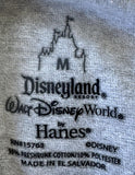 Disney Men's Disneyland Resort Mickey Mouse Gray Short Sleeve Shirt Size Medium