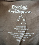 Disney Men's Pinocchio It's Not A Lie If You Believe It Brown Shirt Size Large