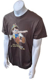 Disney Men's Pinocchio It's Not A Lie If You Believe It Brown Shirt Size Large