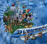 Disney Mickey & Friends Walt Disney World Graphic Tie Dye Short Sleeve Shirt 4T