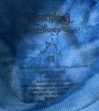 Disney Mickey & Friends Walt Disney World Graphic Tie Dye Short Sleeve Shirt 4T