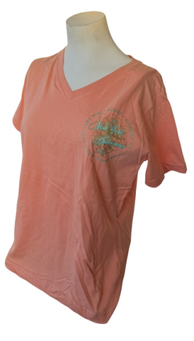 Disney Cruise Line Women's New York To Bahamas 2012 Graphic Orange Shirt Size M