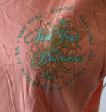 Disney Cruise Line Women's New York To Bahamas 2012 Graphic Orange Shirt Size M