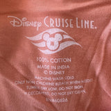 Disney Cruise Line Women's New York To Bahamas 2012 Graphic Orange Shirt Size M