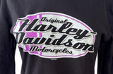 Next Level Women's Original Harley-Davidson Motorcycles Black Hoodie Size Large
