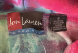 Jon Lauren Men's Woodstock NY Peace Symbol Graphic Tie-Dye Hoodie Size Medium