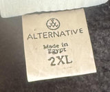 Alternative Men's ABC Graphic Black Zip-Up Hoodie Size 2X-Large