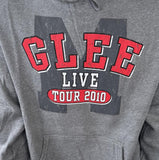 Independent Men's Glee Live Tour 2010 Graphic Gray Hoodie Size Large