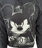 Disney Men's Mickey Mouse Graffiti Graphic Black Hoodie Size Small