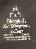 Disney Men's Mickey Mouse Graffiti Graphic Black Hoodie Size Small