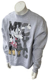 Hanes Men's Disney Mickey Mouse New York City Gray Pullover Sweatshirt Size L
