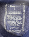 Disney Men's Mickey Mouse Sunset Surf Board Blue Short Sleeve Shirt Size Large