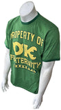 Disney Men's Monsters University Property Of Oozma Kappa Green Shirt Size Large