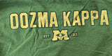 Disney Men's Monsters University Property Of Oozma Kappa Green Shirt Size Large