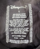 Disney Men's Classic Mickey Mouse 28 Checkered Graphic Black Shirt Size Large